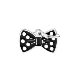 [10090112] MY FAMILY CHARMS BOW TIE BLACK