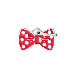 [10090114] MY FAMILY CHARMS BOW TIE RED