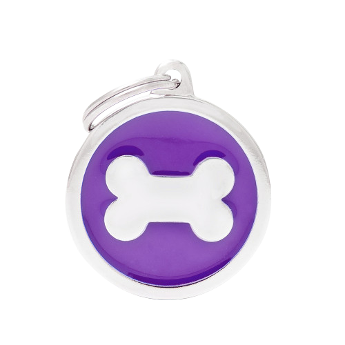 [10090122] MY FAMILY CLASSIC CIRCLE BONE PURPLE