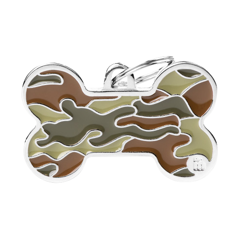 [10090162] MY FAMILY CAMOUFLAGE BONE GREEN XL