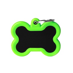 [10090180] MY FAMILY HUSHTAG BONE BLACK &amp; GREEN L