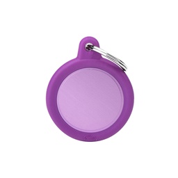 [10090190] MY FAMILY HUSHTAG CIRCLE PURPLE