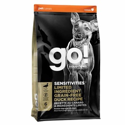 [10090936] GO DOG SENSITIVITIES LID GRAIN FREE DUCK 12LB