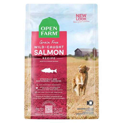 [10091152] OPEN FARM DOG WILD CAUGHT SALMON 22LB
