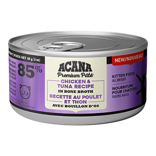 [10091200] ACANA KITTEN CHICKEN & TUNA RECIPE IN BONE BROTH 85g (3OZ)