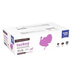 [10091368] HEALTHY PAWS DOG BIG BOX DINNER TURKEY &amp; VEG 16 X 1LB