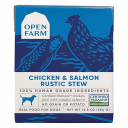 [10091392] OPEN FARM DOG RUSTIC STEW CHICKEN &amp; SALMON 12.5OZ