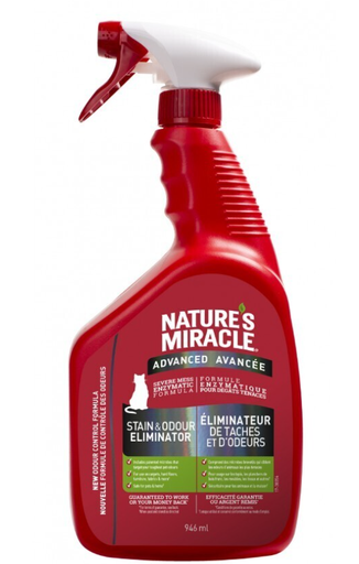[10091472] NATURE'S MIRACLE JUST FOR CATS STAIN & ODOR REMOVER 32OZ