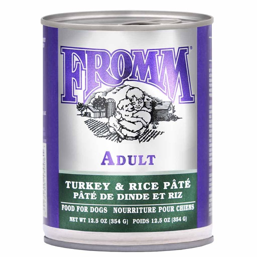 [10091522] FROMM DOG CLASSIC TURKEY & RICE PATE 12.5OZ