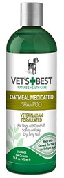 [10091638] VETS BEST MEDICATED OATMEAL DOG SHAMPOO 16OZ