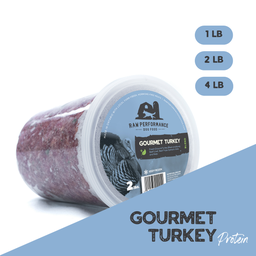 [10091964] RAW PERFORMANCE GOURMET TURKEY BLEND 5% VEG 2LB