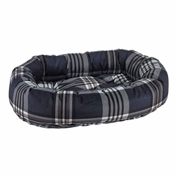 [10091986] BOWSERS DONUT BED GREYSTONE TARTAN SM