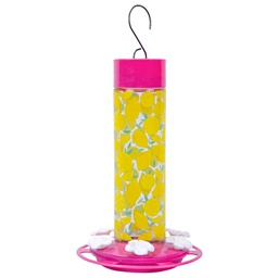 [10092114] DV - NATURE'S WAY ALEX'S LEMONADE STAND HUMMINGBIRD GLASS FEEDER  20OZ