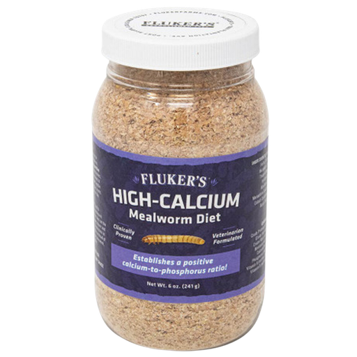 [10092218] FLUKER'S HI-CALCIUM MEALWORM DIET 6OZ
