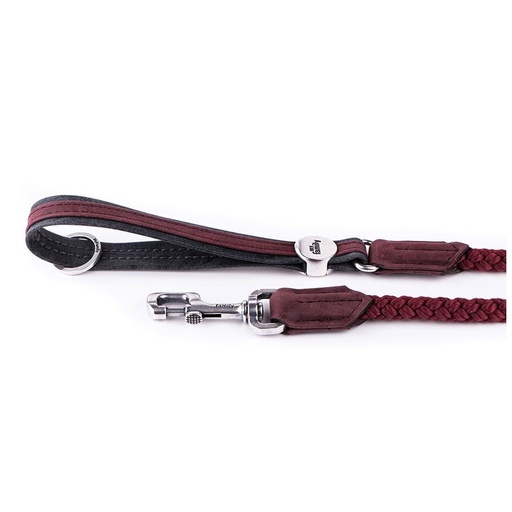 [10092980] MY FAMILY LONDON ROPE LEASH FAUX LEATHER PR & BLK L