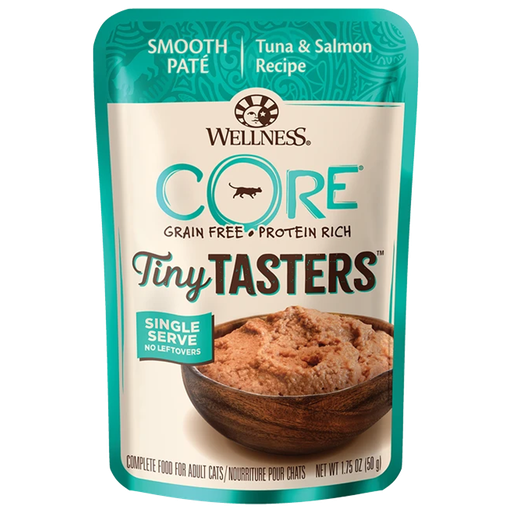 [10093198] WELLNESS CORE TINY TASTERS TUNA & SALMON 50G (1.75OZ)