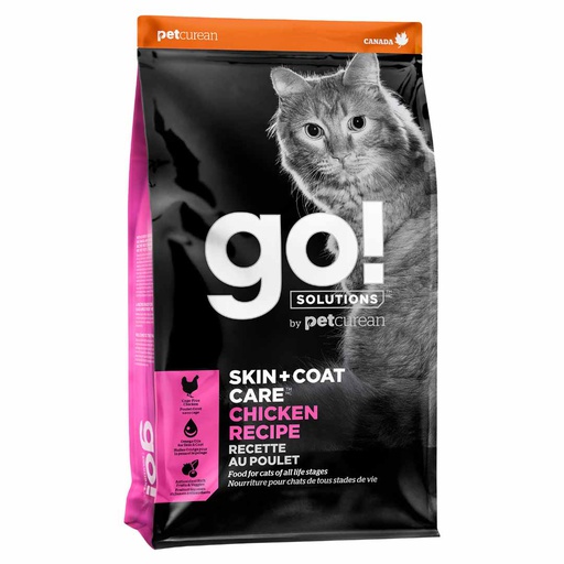 [10093314] GO CAT SKIN & COAT CHICKEN 8LB