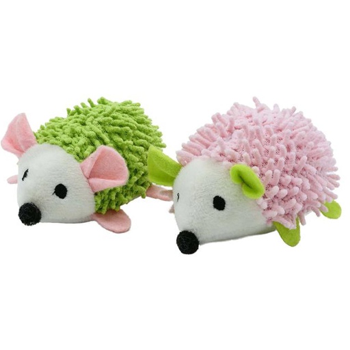[10093328] BUD'Z HEDGEHOGS DUO PINK & GREEN