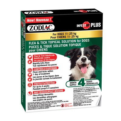 [10093502] ZODIAC DOG INFESTOP PLUS 11KG - 25KG