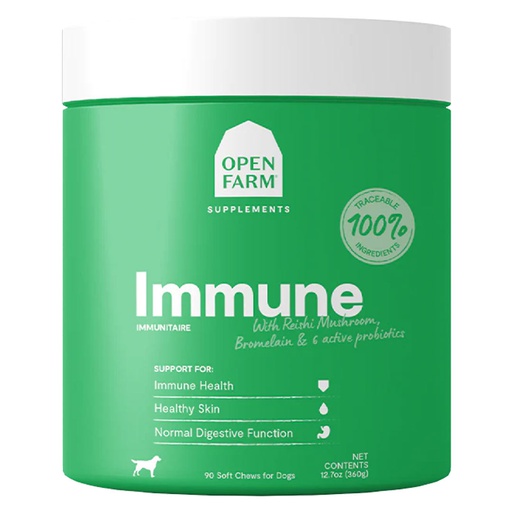 [10093910] DR - OPEN FARM IMMUNE SUPPLEMENT CHEWS (90 PC)