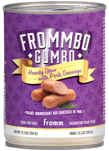 [10094106] FROMM DOG FROMMBO GUMBO HEARTY STEW W/ PORK SAUSAGE 12.5OZ