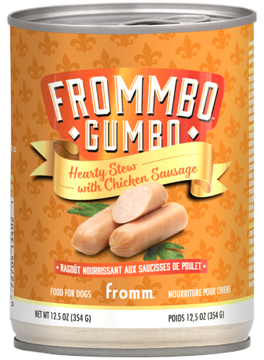 [10094110] FROMM DOG FROMMBO GUMBO HEARTY STEW W/ CHICKEN SAUSAGE 12.5OZ