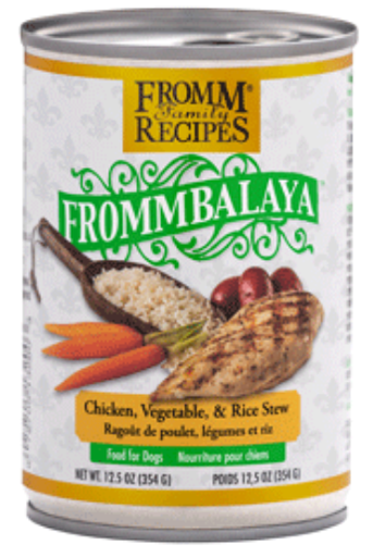 [10094112] FROMM DOG FROMMBALAYA CHICKEN, VEG & RICE STEW 12.5OZ
