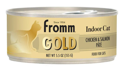 [10094160] FROMM CAT GOLD INDOOR CHICKEN & SALMON PATE 5.5OZ