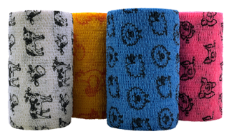 [10094876] PETFLEX COHESIVE BANDAGE FARM ANIMAL PRINTS 2"
