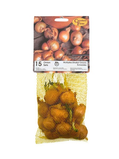 [10095136] CARROTHERS ONIONS MULTIPLIER/SHALLOT BULBS (15PK)