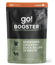 [10095204] DMB - GO CAT BOOSTER WEIGHT MANAGEMENT SHREDDED CHICKEN &amp; DUCK