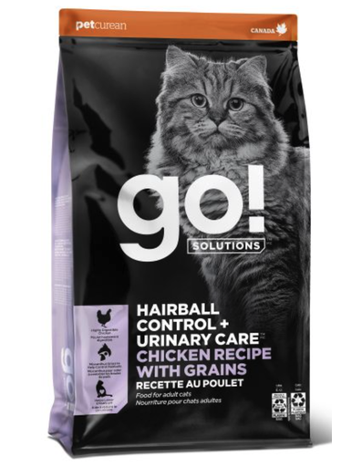 [10095220] GO CAT HAIRBALL CONTROL & UNINARY CARE CHICKEN 12LB