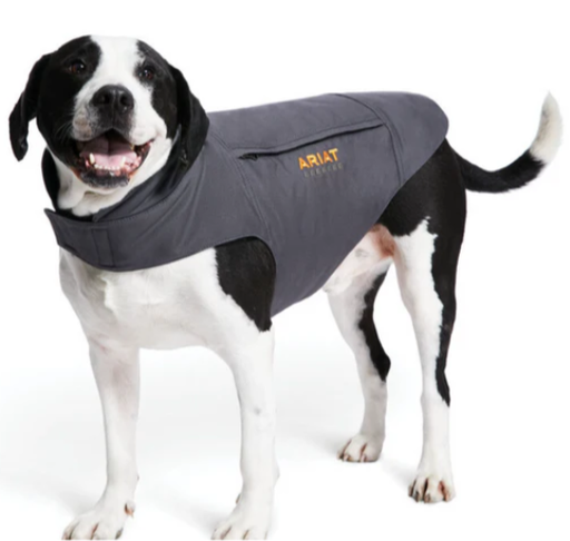 [10097826] DMB - ARIAT DOG JACKET DURACANVAS REBAR GRAY (S)