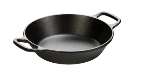 [10101582] LODGE DUAL HANDLE CAST IRON SKILLET 10.25" BLACK