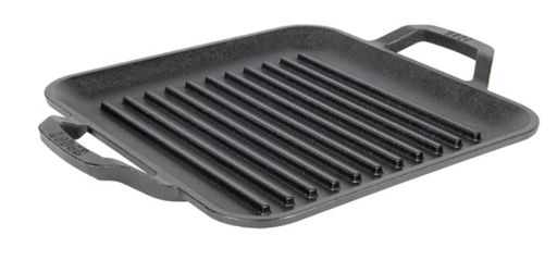 [10101590] LODGE CHEF COLLECTION SQUARE CAST IRON GRILL PAN 11" BLACK