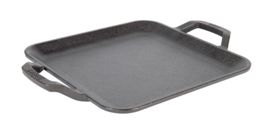 [10101592] LODGE CHEF COLLECTION SQUARE CAST IRON GRIDDLE 11" BLACK
