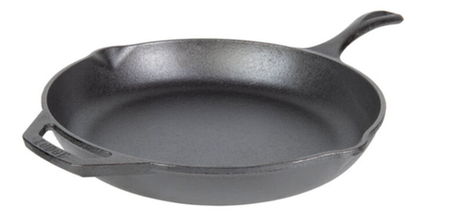 [10101594] LODGE CHEF COLLECTION CAST IRON SKILLET 12" BLACK