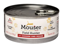 [10101622] MOUSER CAT WET FIELD HUNTER CHICKEN &amp; MOUSE 5.5OZ (156G)