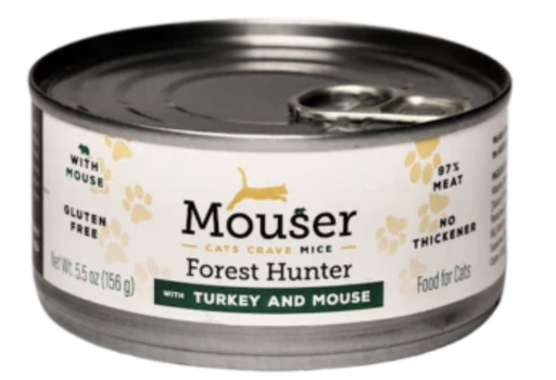 [10101628] MOUSER CAT WET FORREST HUNTER TURKEY & MOUSE 5.5OZ (156G)