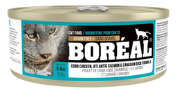 [10101660] BOREAL CAT COBB CHICKEN, ATLANTIC SALMON &amp; CAN DUCK 5.5OZ (156G)