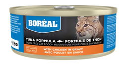 [10101682] BOREAL CAT TUNA RED MEAT IN GRAVY W/ CHICKEN 2.8OZ (80G)