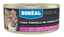 [10101686] BOREAL CAT TUNA RED MEAT IN GRAVY W/ CARROT AND PEA 5.5OZ (156G)