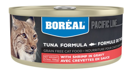 [10101690] BOREAL CAT TUNA RED MEAT IN GRAVY W/ SHRIMP 5.5OZ (156G)