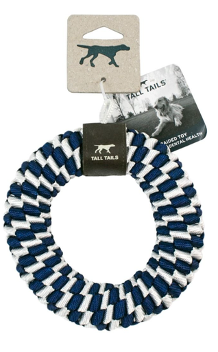 [10101818] TALL TAILS BRAIDED RING TOY NAVY 6"