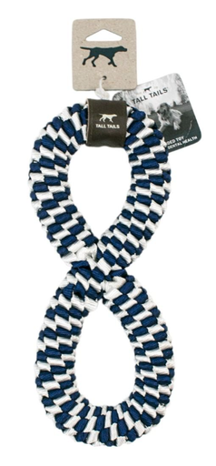 [10101826] TALL TAILS BRAIDED INFINITY TUG NAVY 11"