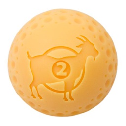 [10101838] TALL TAILS GOAT BALL YELLOW SMALL 2PK 2&quot;