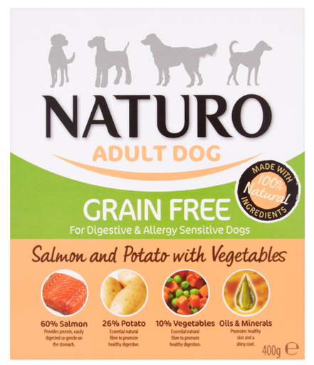 [10101920] NATURO GF SALMON W/ POTATO & VEGETABLES 400G