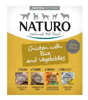 [10101926] NATURO CHICKEN W/ RICE & VEGETABLES 400G