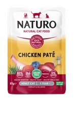 [10101938] NATURO CAT GF CHICKEN PATE POUCH 85G