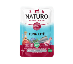 [10101942] NATURO CAT GF TUNA PATE POUCH 85G